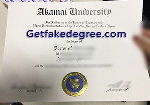 buy fake Akamai University degree