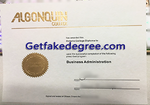 buy fake Algonquin College diploma