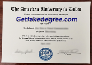 buy fake American University in Dubai degree