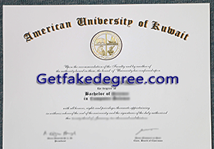 buy fake American University of Kuwait degree