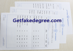 buy fake Andhra University transcript