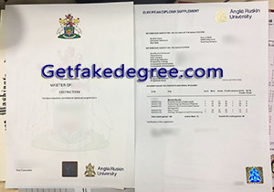 buy fake Anglia Ruskin University degree transcript