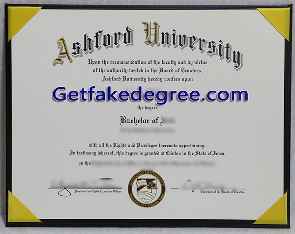 Ashford University degree