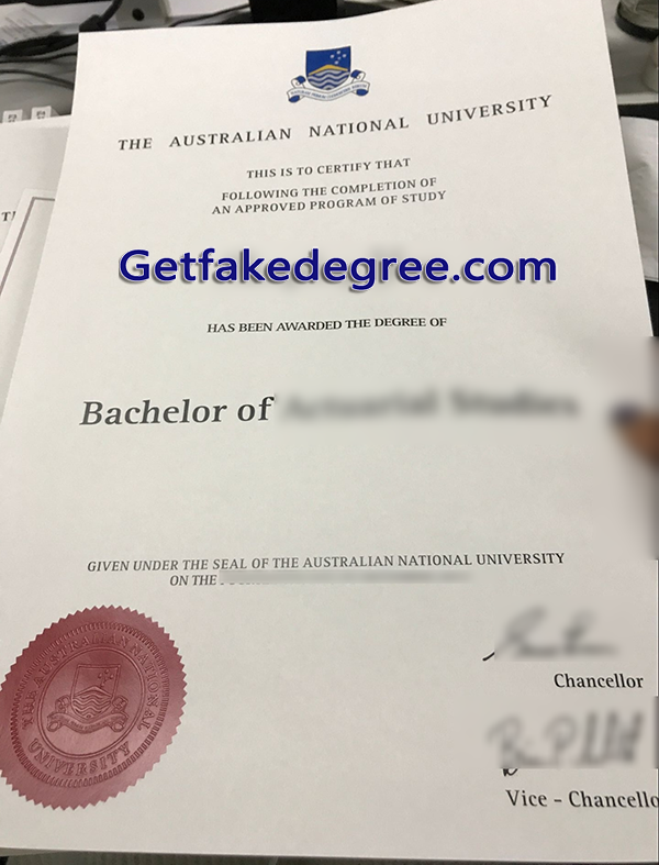 Australian National University degree, ANU fake diploma