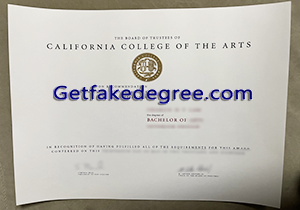 buy fake California College of the Arts degree