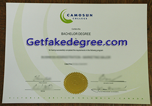 buy fake Camosun College diploma