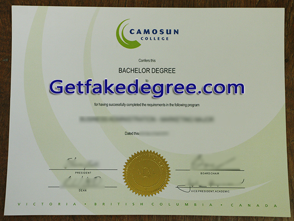Camosun College degree