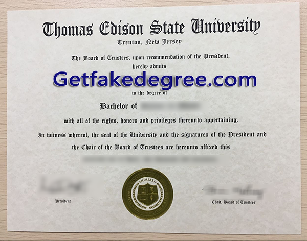 Thomas Edison State University degree