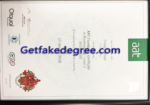 buy fake AAT certificate