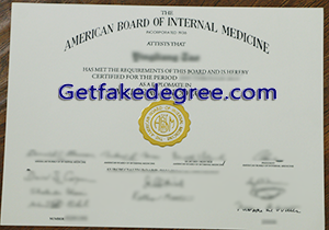 buy fake ABIM certificate