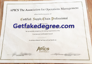buy fake APICS CSCP certificate