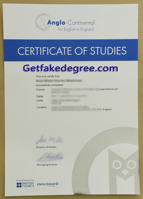 Anglo-Continental certificate, Anglo-Continental fake degree