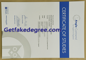 buy fake Anglo-Continental certificate