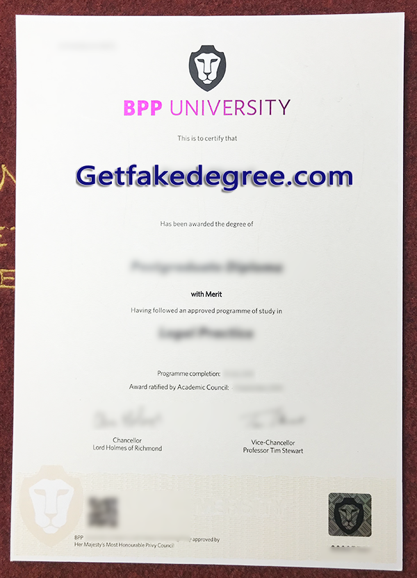 BPP University degree, BPP University fake diploma