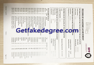 buy fake BPP University transcript