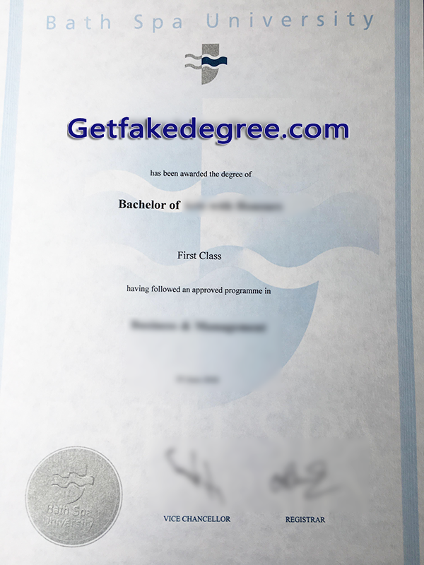 Bath Spa University diploma, Bath Spa University fake degree