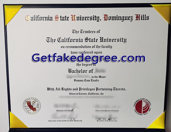 CSUDH diploma, California State University Dominguez Hills fake degree