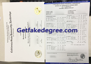 buy fake California State University Northridge diploma transcript