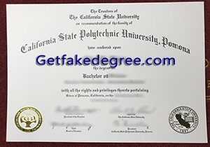 buy fake California State Polytechnic University Pomona diploma