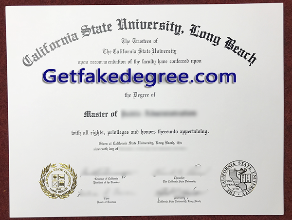 California State University Long Beach diploma, fake CSULB diploma
