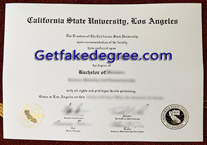 buy fake California State University Los Angeles diploma
