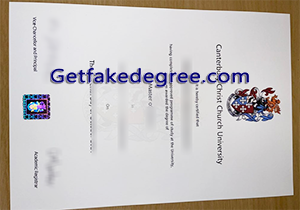 buy fake Canterbury Christ Church University diploma