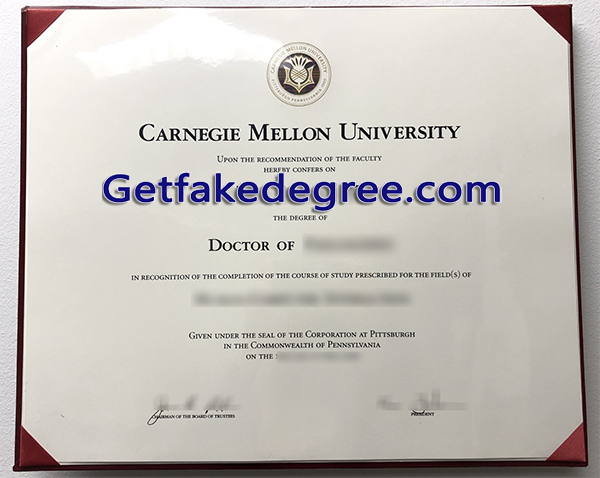 Carnegie Mellon University degree, CMU fake diploma