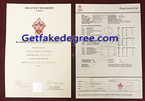 buy fake City University of London degree and transcript