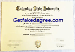 buy fake Columbus State University diploma