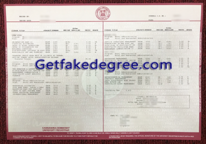 buy fake Cornell University transcript