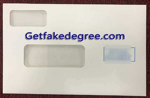 Cornell University envelope, fake Cornell University transcript envelope