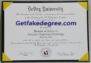 buy DeVry University fake degree