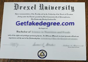 buy fake Drexel University diploma