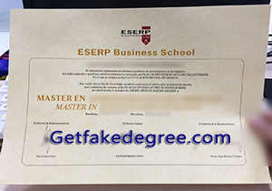 buy fake ESERP Business School diploma