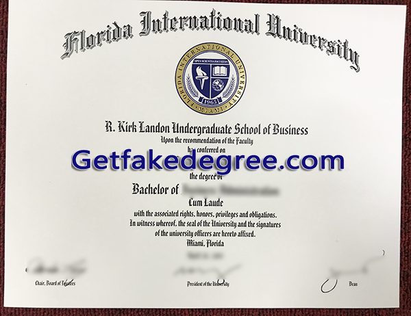 Florida International University diploma, FIU fake degree