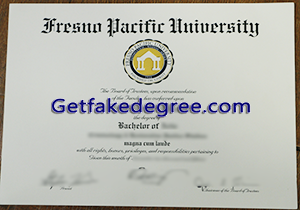 buy fake Fresno Pacific University diploma