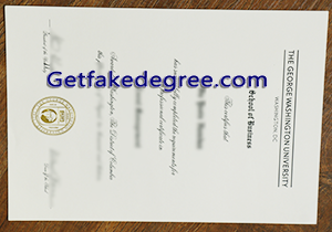 buy George Washington University fake diploma