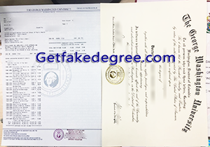 buy fake George Washington University degree transcript