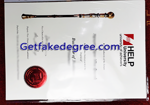 buy fake HELP University diploma