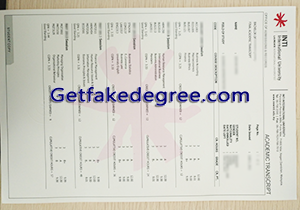 buy fake INTI International University transcript