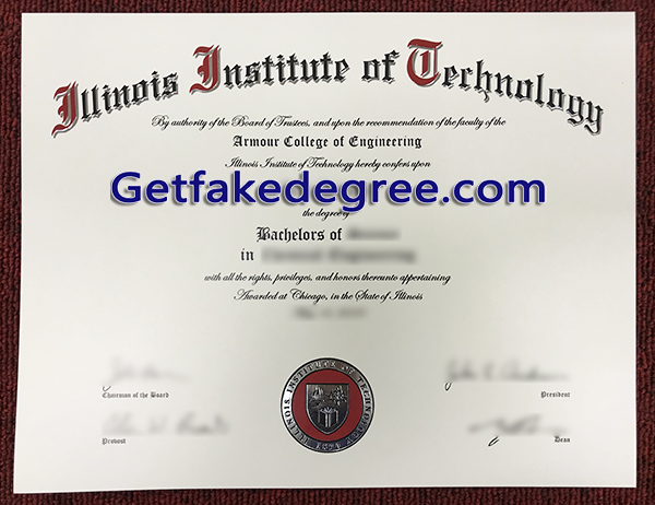 Illinois Institute of Technology diploma, Illinois Institute of Technology fake degree