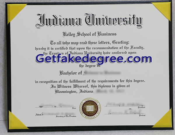 Indiana University diploma, Indiana University fake degree