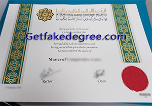 buy fake International Islamic University Malaysia degree