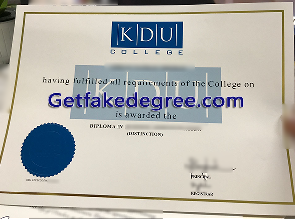 KDU University College degree, fake UOW Malaysia KDU diploma
