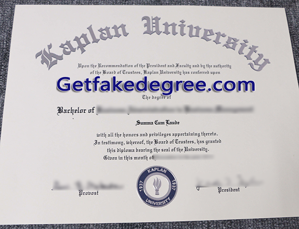 Kaplan University diploma, Kaplan University fake degree