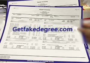 buy fake Kaplan University transcript