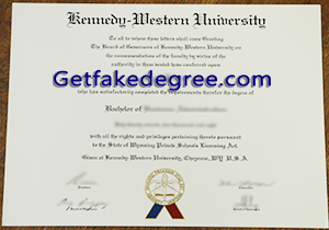 buy fake Kennedy-Western University diploma