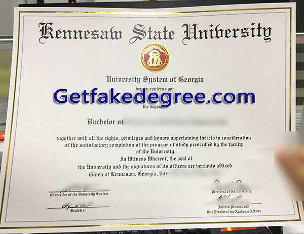 Kennesaw State University diploma, Kennesaw State University fake degree