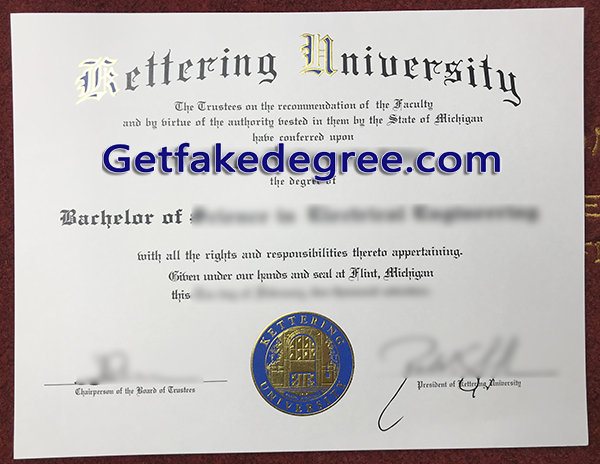 Kettering University degree, Kettering University fake diploma