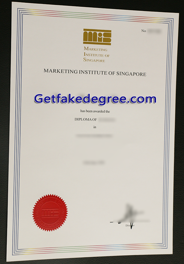 Marketing Institute of Singapore diploma, fake MIS degree